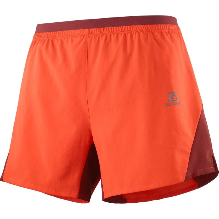 Bermudas Salomon Cross 5'' Hombre Rojos | MX VEIC382